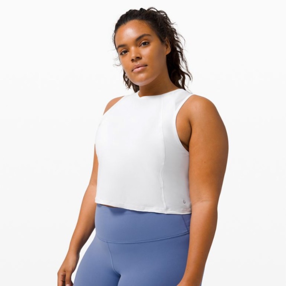 lululemon sculpt tank top *cropped